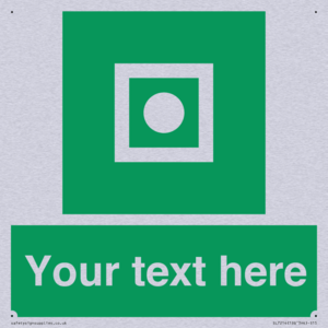 Custom sign safe condition Shipboard general alarm